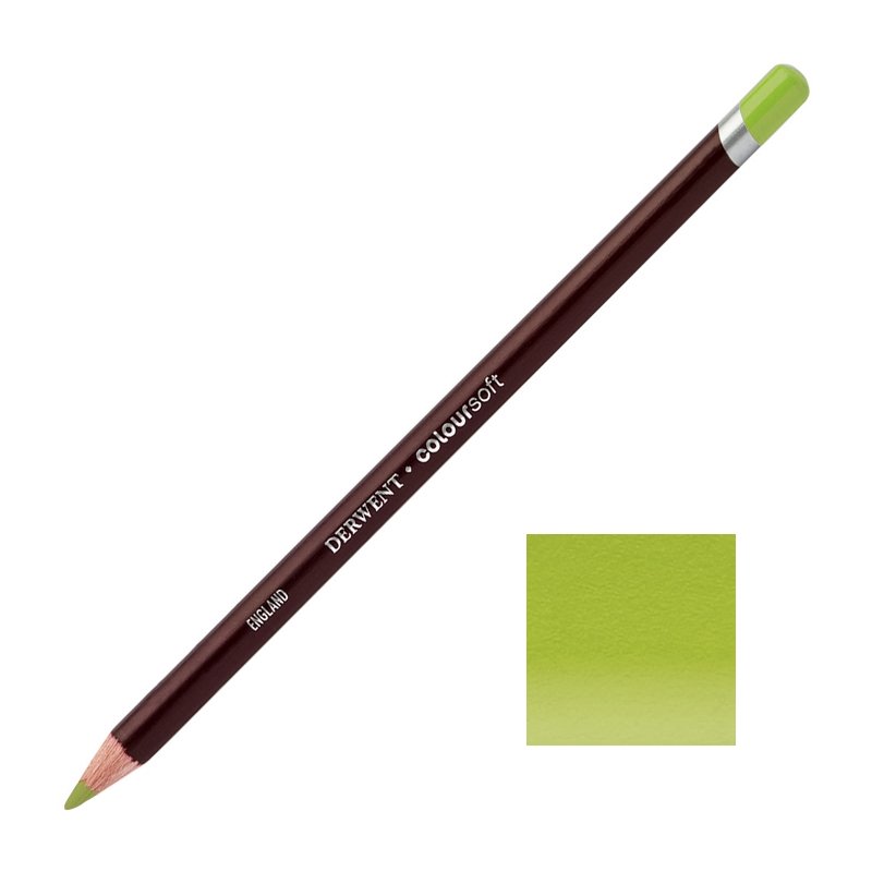 Yellow Green Derwent Coloursoft Pencils