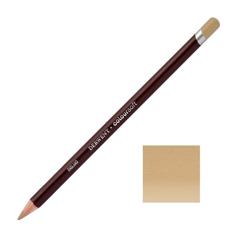 Pale Brown Derwent Coloursoft Pencils