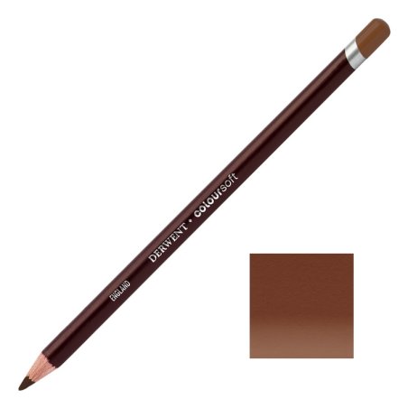 Mid Brown Derwent Coloursoft Pencils