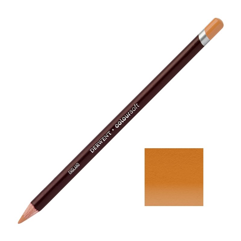 Mid Terracotta Derwent Coloursoft Pencils