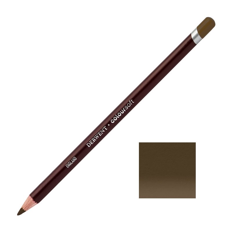 Brown Black Derwent Coloursoft Pencils