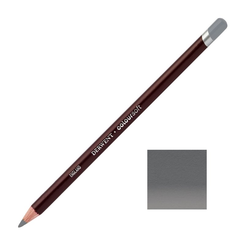Mid Grey Derwent Coloursoft Pencils Mid Grey Derwent Coloursoft Pencils