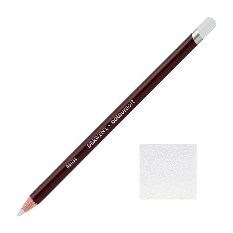 White Grey Derwent Coloursoft Pencils