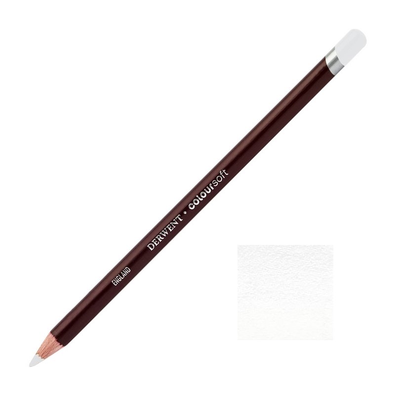 White Derwent Coloursoft Pencils