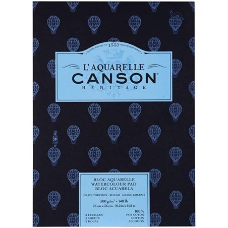 Canson Heritage Rough Block Watercolour Pad 300gsm