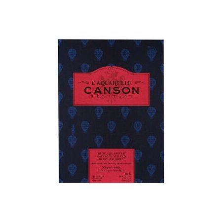 Canson Heritage Hot Pressed Watercolour Pad 300gsm