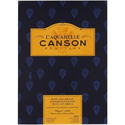 Canson Heritage Cold Pressed Watercolour Pad 300gsm