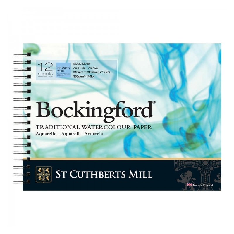 Bockingford Spiral Watercolour Pad 12" x 9"