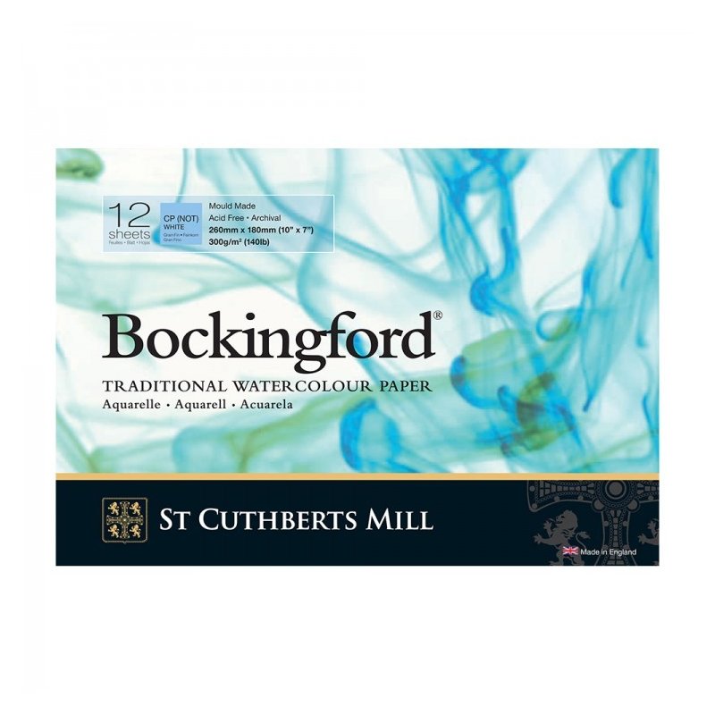Bockingford Glued Watercolour Pad (10" x 7") Bockingford Glued Watercolour Pad (10" x 7")