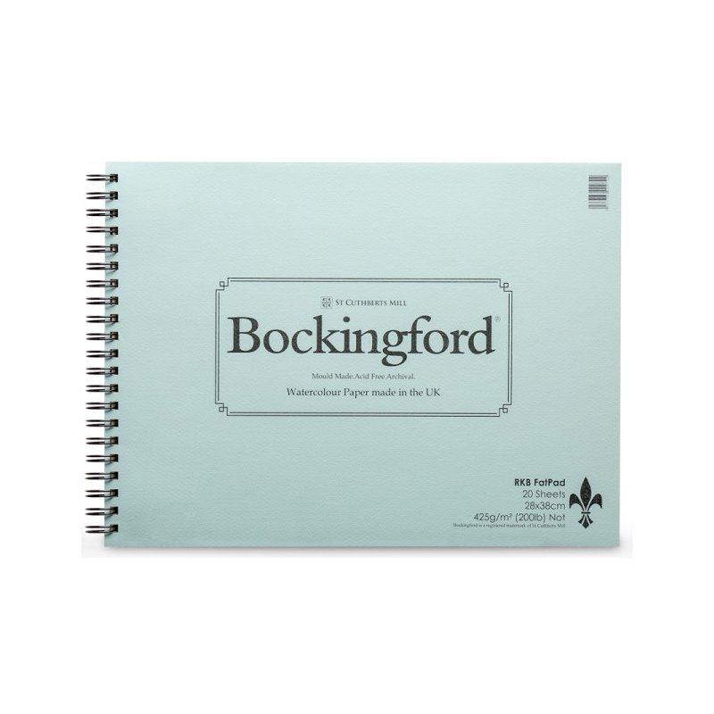 Bockingford Spiral Fat Pad 300gsm 25 Sheets Not