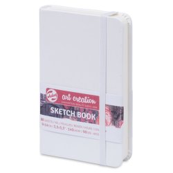 Royal Talens Art Creation White Hardback Sketchbook 9cm x 14cm