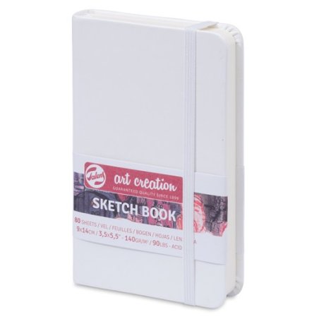 Royal Talens Art Creation White Hardback Sketchbook 9cm x 14cm