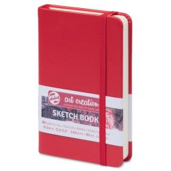 Royal Talens Art Creation Red Hardback Sketchbook 9cm x 14cm