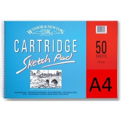 Winsor and Newton 50 Sheets A4 Cartridge Sketch Spiral Pad