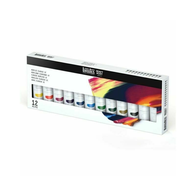 Liquitex Classic 12 Professional Heavy Body Acrylic Set