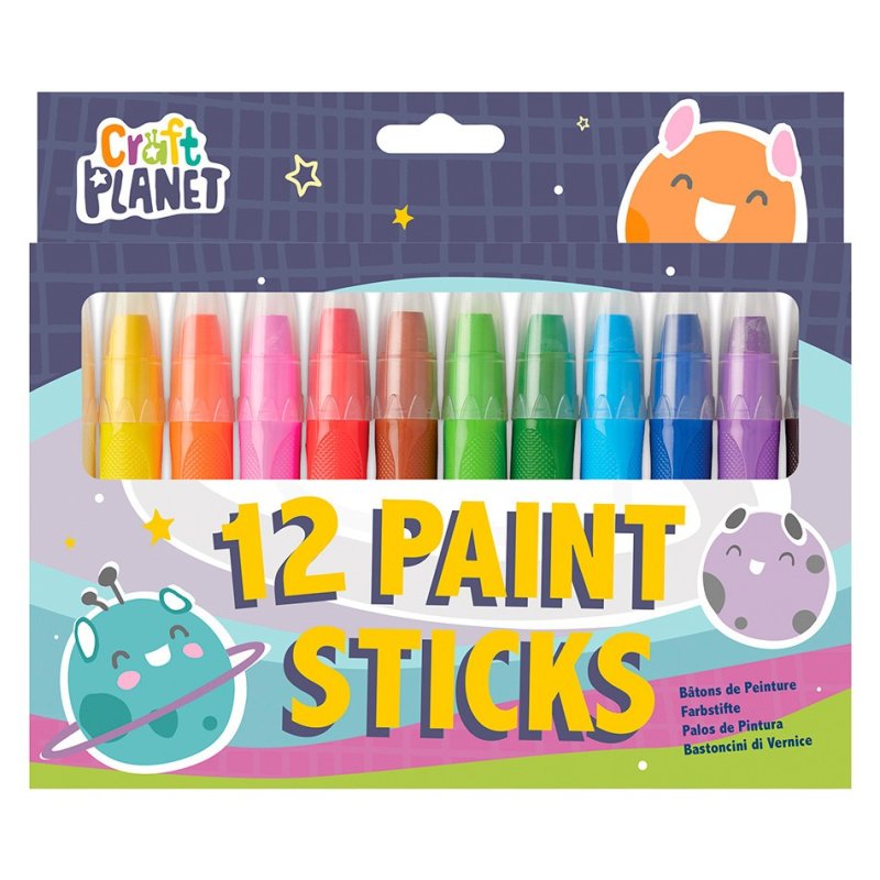 Craft Bright Paint Sticks Pack of 12