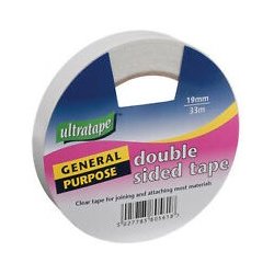 Ultratape - Double Sided Tape - 19mm x 33m