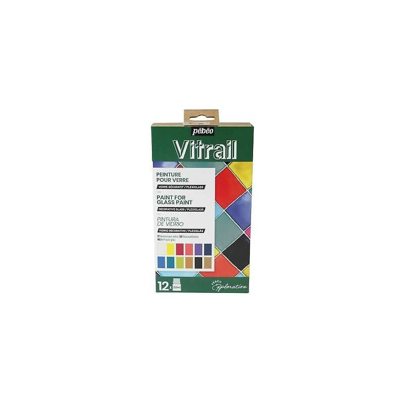 Pebeo Vitrail Explorer Set 12 x 20ml