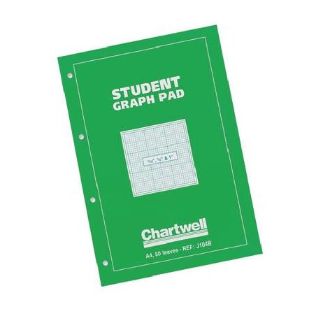 Student Graph Pad 50sh A4 1/10 1/2 & 1" 70g