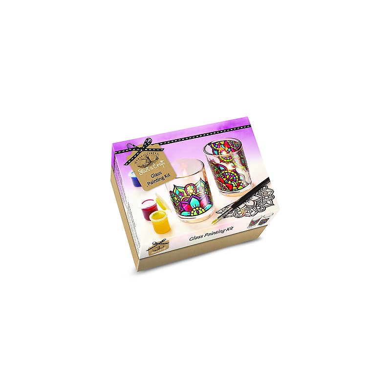 House of Crafts Start A Craft Glass Painting Kit