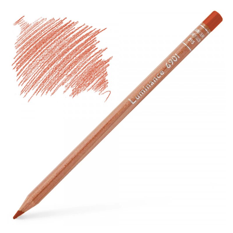 Caran d'Ache Luminance 6901 Colour Pencil - Dark Cadmium Orange