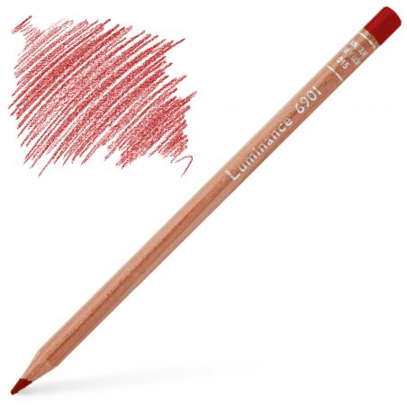 Caran d'Ache Luminance 6901 Colour Pencil - Purplish Red