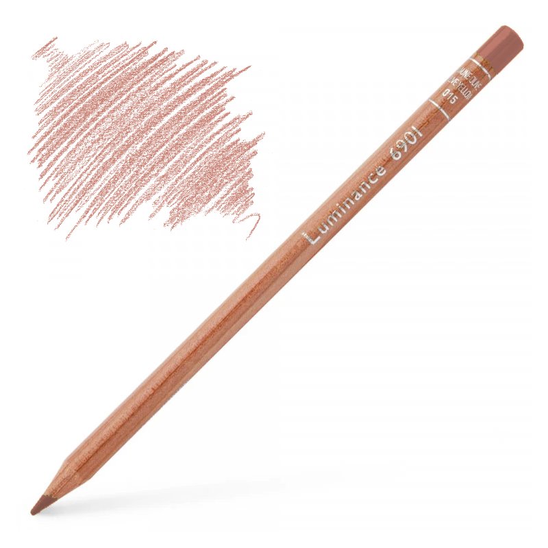 Caran d'Ache Luminance 6901 Colour Pencil - Herculanum Red