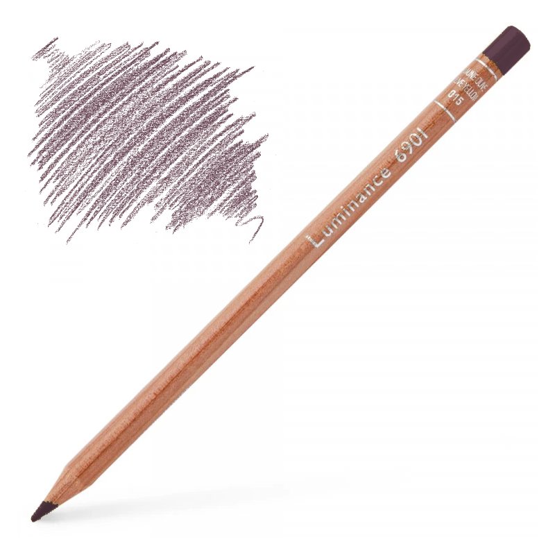 Caran d'Ache Luminance 6901 Colour Pencil - Light Aubergine