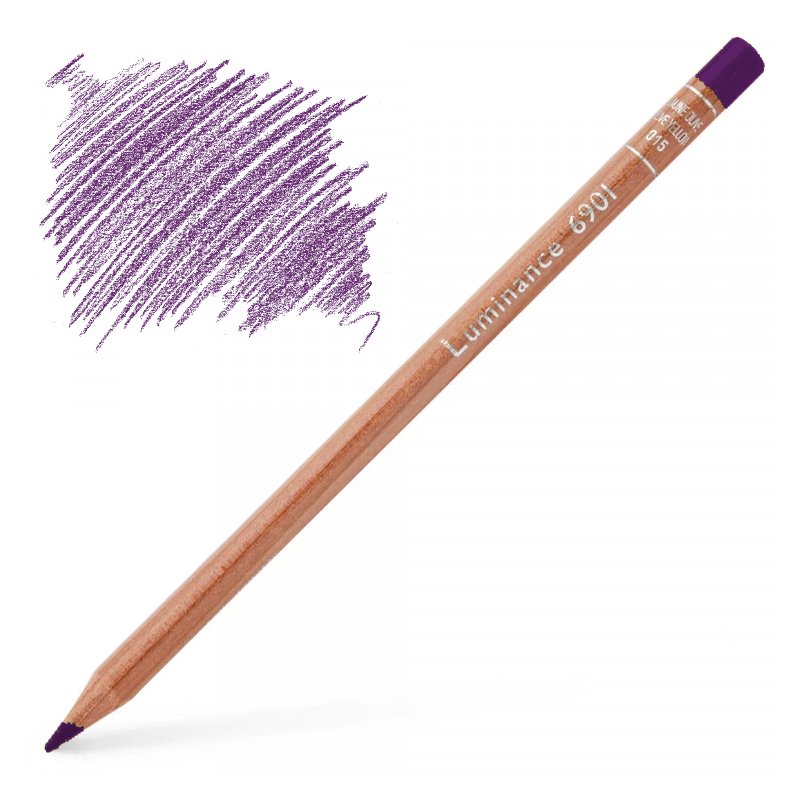 Caran d'Ache Luminance 6901 Colour Pencil -  Quinacridone Purple