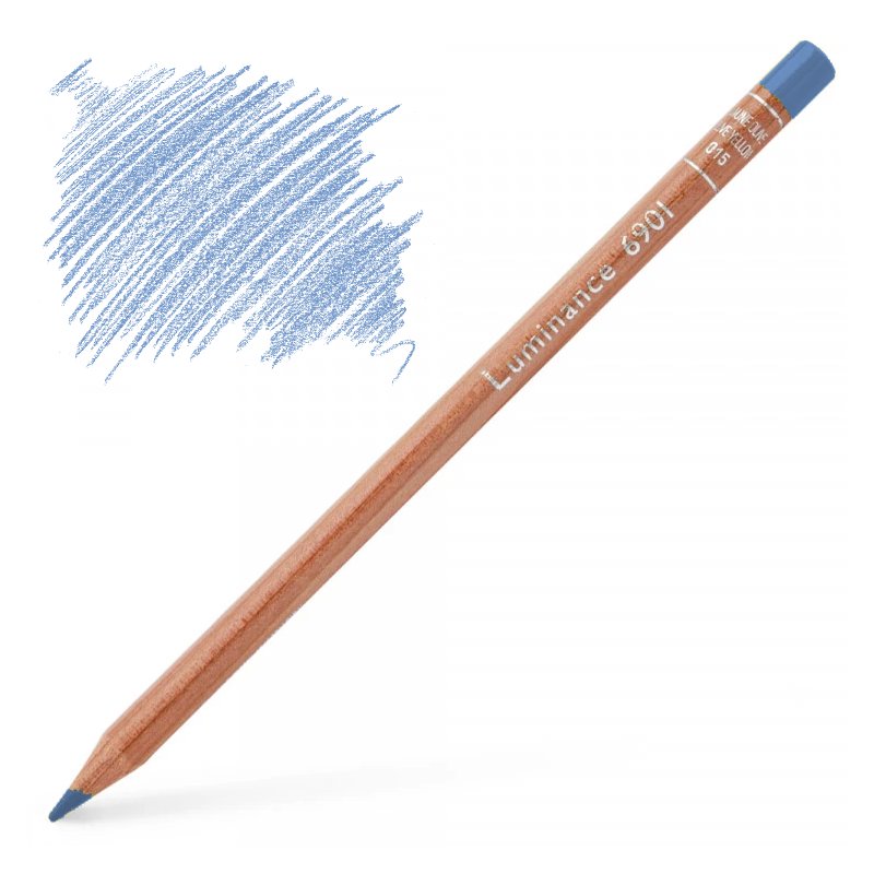 Caran d'Ache Luminance 6901 Colour Pencil - Grey Blue