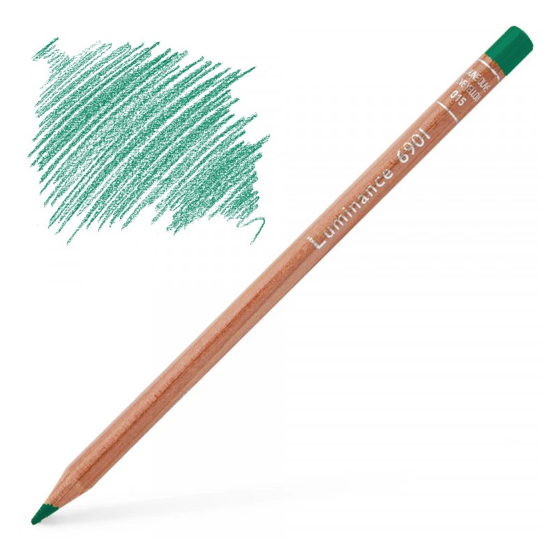 Caran d'Ache Luminance 6901 Colour Pencil - Dark English Green