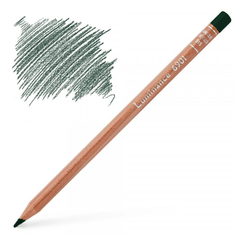 Caran d'Ache Luminance 6901 Colour Pencil - Dark Phthalocyanine Green