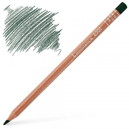 Caran d'Ache Luminance 6901 Colour Pencil - Dark Phthalocyanine Green