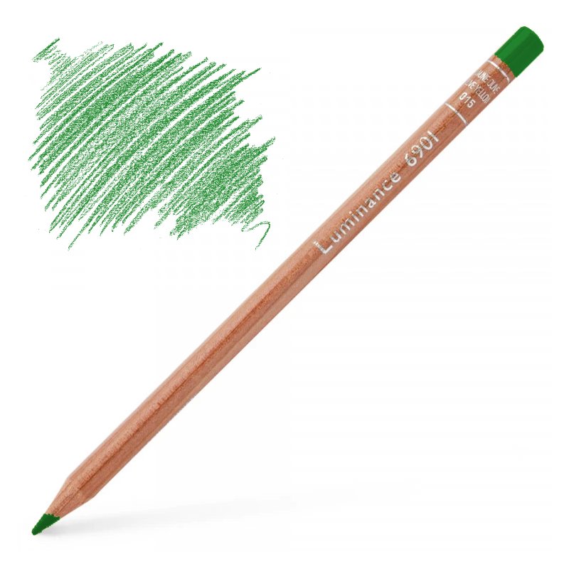 Caran d'Ache Luminance 6901 Colour Pencil - Grass Green