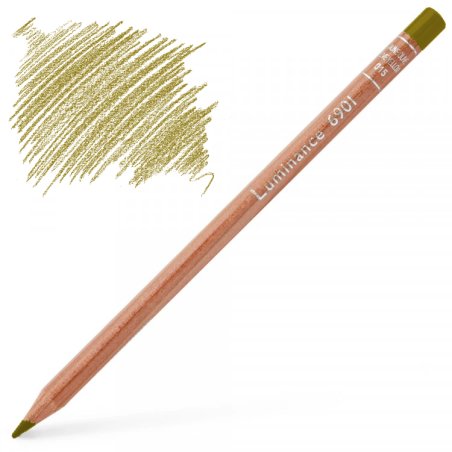 Caran d'Ache Luminance 6901 Colour Pencil - Green Ochre