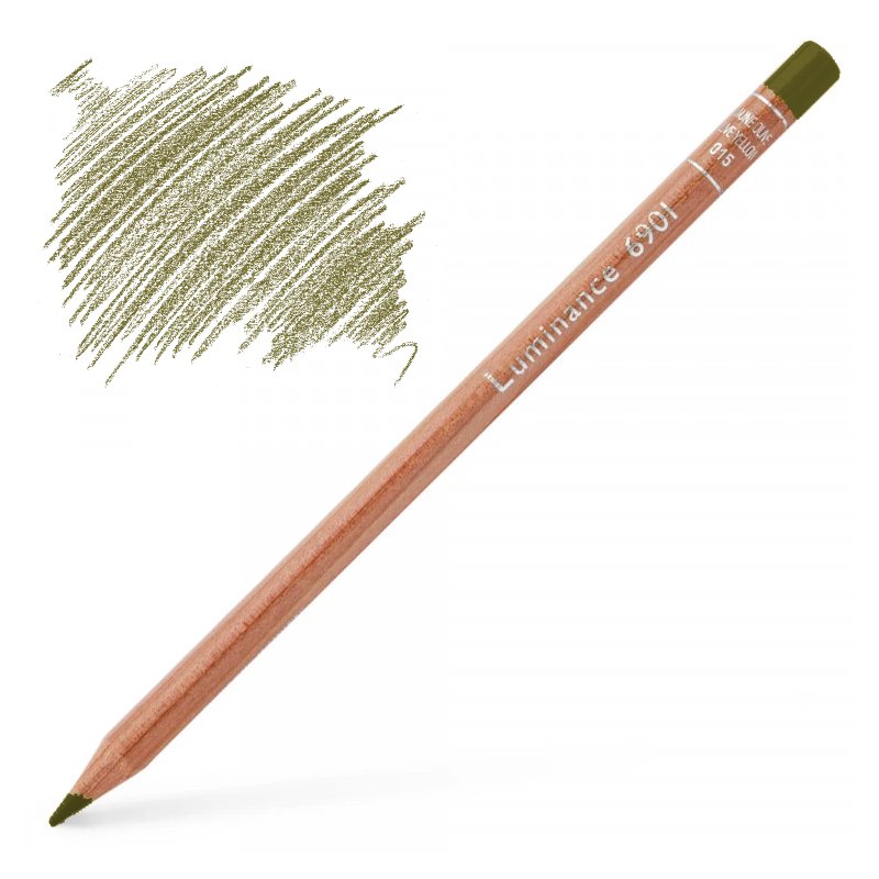 Caran d'Ache Luminance 6901 Colour Pencil - Olive Brown