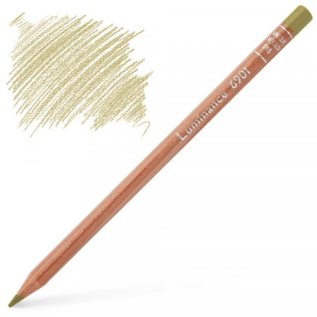 Caran d'Ache Luminance 6901 Colour Pencil - Olive Brown 10%