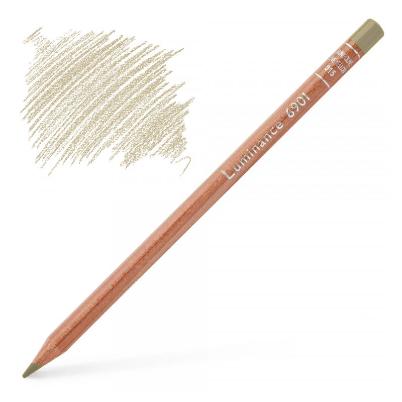 Caran d'Ache Luminance 6901 Colour Pencil - Raw Umber 10%