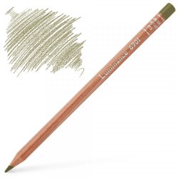 Caran d'Ache Luminance 6901 Colour Pencil - Raw Umber 50%