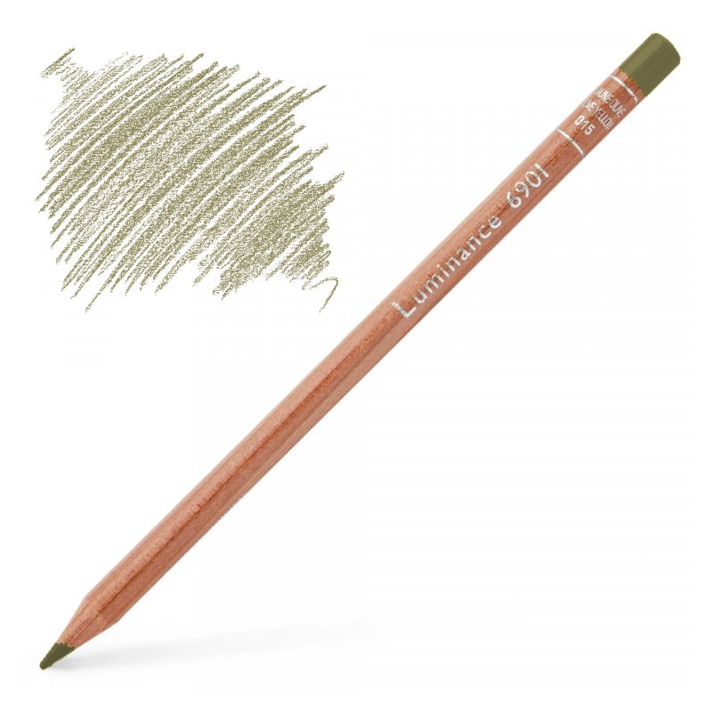 Caran d'Ache Luminance 6901 Colour Pencil - Raw Umber 50%