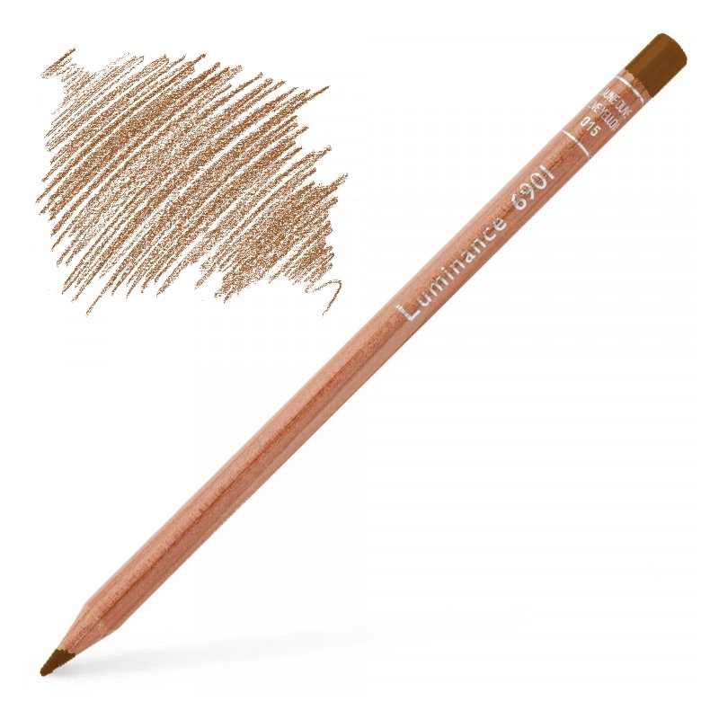 Caran d'Ache Luminance 6901 Colour Pencil - Burnt Ochre