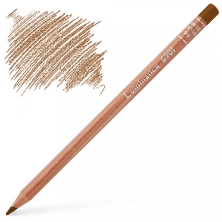 Caran d'Ache Luminance 6901 Colour Pencil - Burnt Ochre
