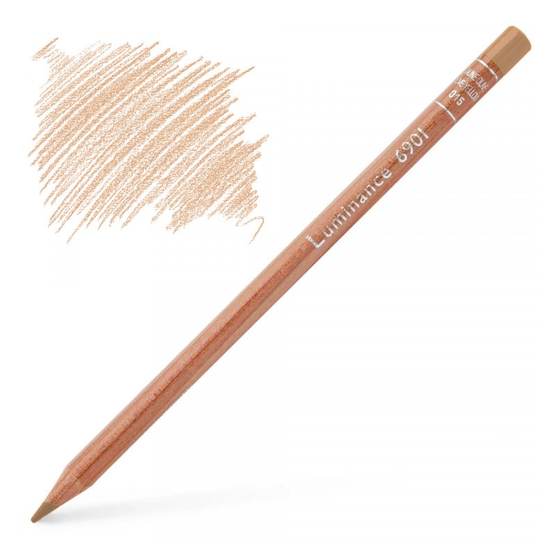 Caran d'Ache Luminance 6901 Colour Pencil - Burnt Ochre 10%