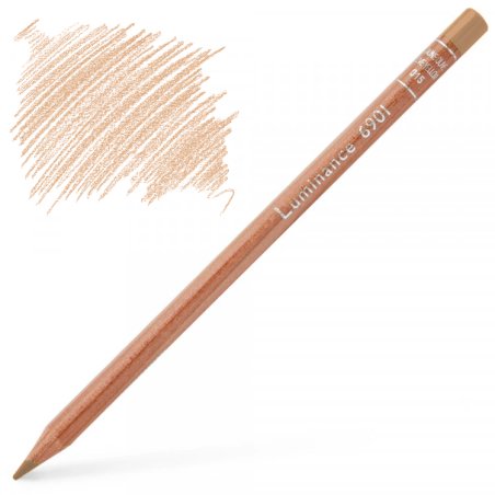 Caran d'Ache Luminance 6901 Colour Pencil - Burnt Ochre 10%
