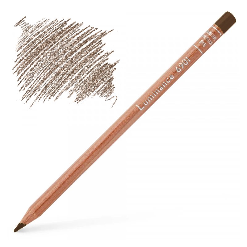 Caran d'Ache Luminance 6901 Colour Pencil - Burnt Sienna 50%