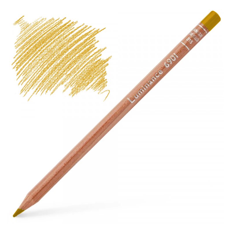 Caran d'Ache Luminance 6901 Colour Pencil - Yellow Ochre