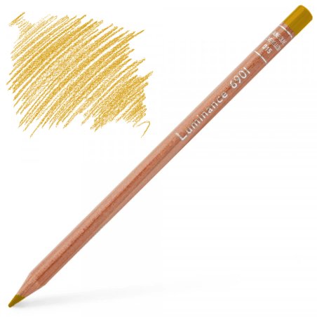 Caran d'Ache Luminance 6901 Colour Pencil - Yellow Ochre