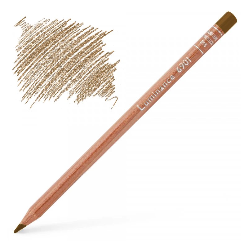 Caran d'Ache Luminance 6901 Colour Pencil - Brown Ochre