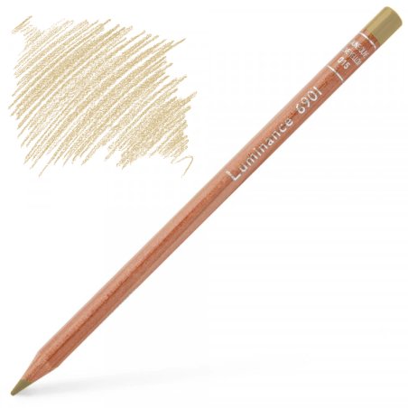 Caran d'Ache Luminance 6901 Colour Pencil - Brown Ochre 10%