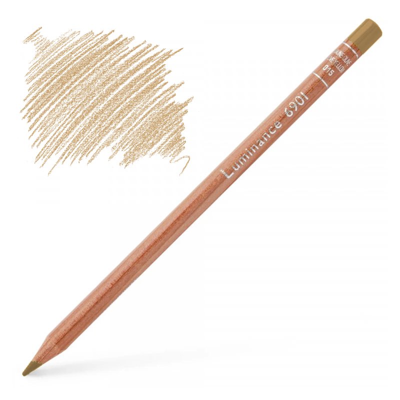 Caran d'Ache Luminance 6901 Colour Pencil - Brown Ochre 50%